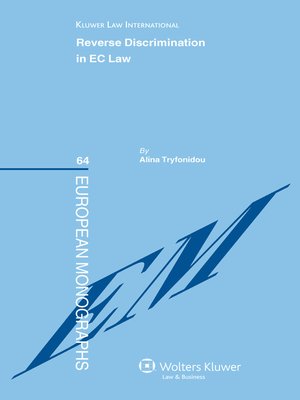 cover image of Reverse Discrimination in EC Law